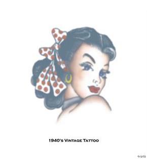 Girl Vintage Tattoo