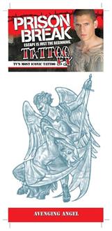 Prison Break Avenging Angel Temporary Tattoo