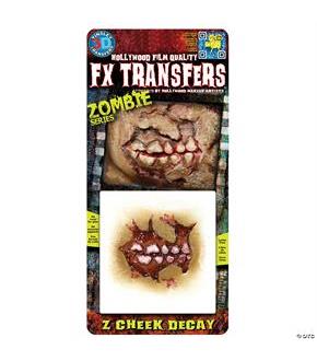 Zombie Cheek Decay Sm 3D Fx