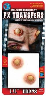3D Fx Small Lil Horns Temporary Tattoo