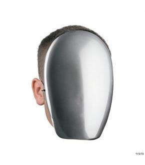 No Face Chrome Mask
