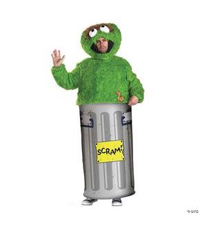 Retro Oscar Grouch  Sesame Street Costume