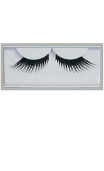 Black Feather Eyelashes Accessory