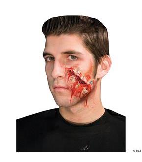 Safely Pinned 4 Inch Gash Makeup