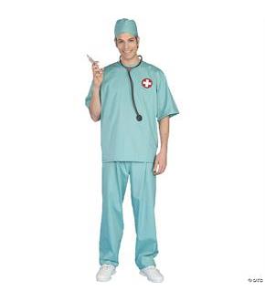 Surgical Scrubs Costume