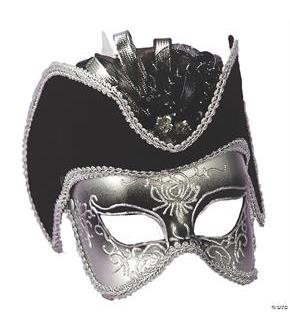 Silver Venetian Mask