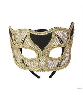 Ven Mask Netted Gold