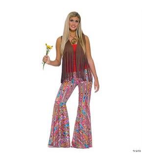 Wild Swirl Bell Bottom Pants