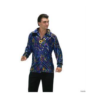 Dynomite Dude Disco Shirt Adult Costume