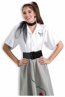 Poodle Blouse Adult Lrge 12-14