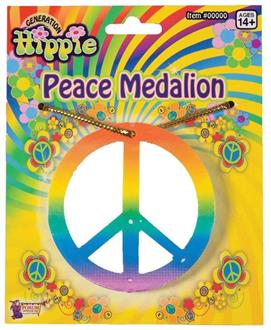 Rainbow Peace Medallion