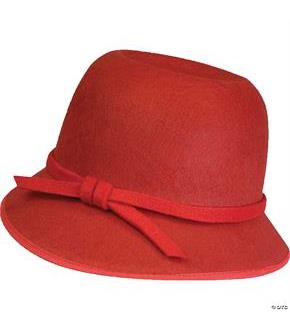 Flapper Hat Red