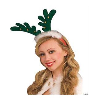 Antlers With Bells Headband