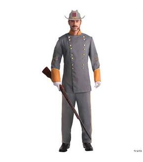 Confederate Officer Adult Xl