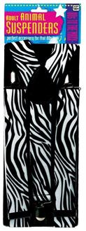 Suspenders 80'S Zebra