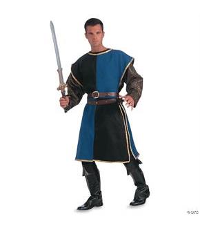 Medieval Tabard Blue Black