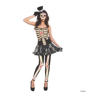 Day Of The Dead Female Adult Costume