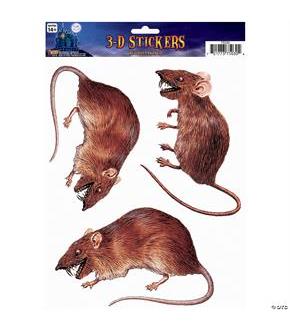 Rat 3 D Cling