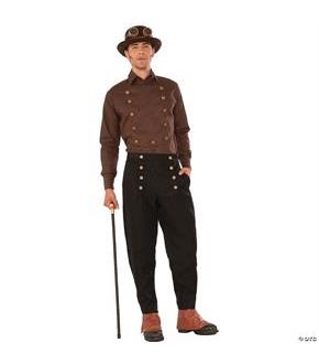 Steampunk Brown Shirt