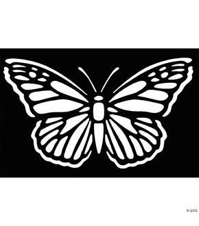 Stencil Butterfly Brass