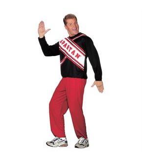 Spartan Cheerleader Male Adult Plus Costume