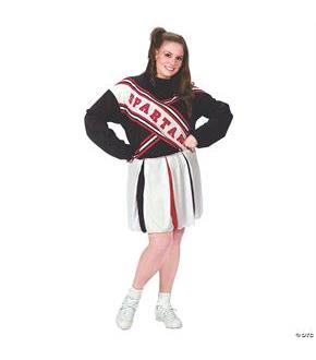 Cheerleader Spartan Girl Plus Costume
