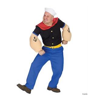 Popeye Adult Costume