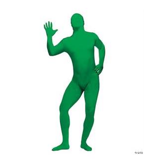 Skin Suit Green Adult Std