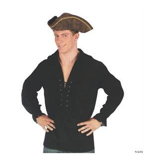 Shirt Fancy Black Pirate