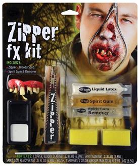 Zipper Character Makeup Kit Zombie