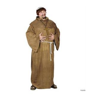 Medieval Monk Plus Size Costume