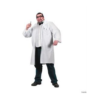 Lab Coat Costume Plus Size