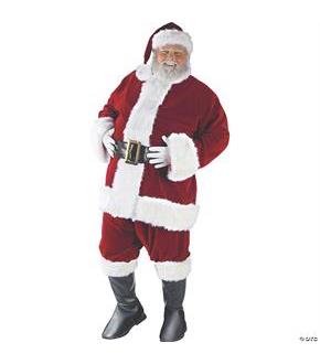 Ultra Velvet Santa Suit Costume