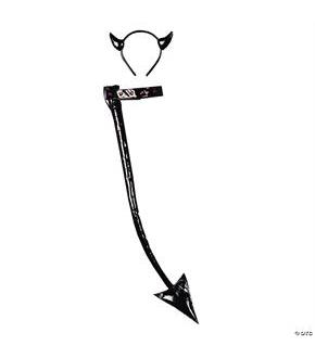 Devil Set Black Leather Like