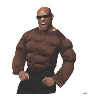 Muscle Chest African American Costume