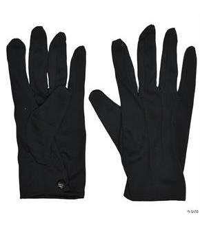 Theatrical Adult Glove with Snap Black