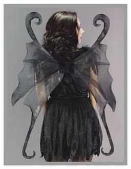 Wings Fairy Large Black