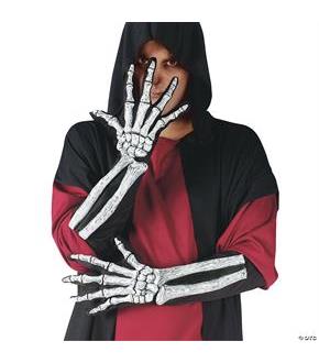 Skeleton Glove And Wrist Bone Gloves