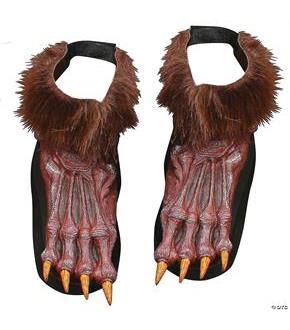 Werewolf Shoe Cover Adult Brow