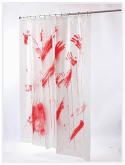 Bloody Shower Curtain