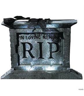 Tombstone Pedestal With Rose