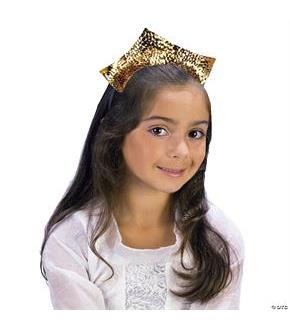 Princess Sparkling Gold Sequin Tiara