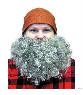 Beard Big And Curly Grey