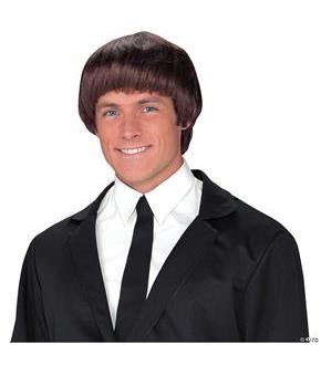 60S Band Member Brown Wig