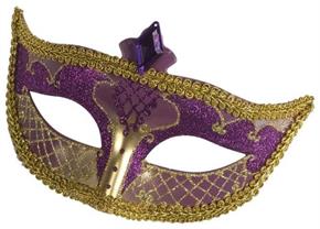 Carnival Mask No Feather Purple