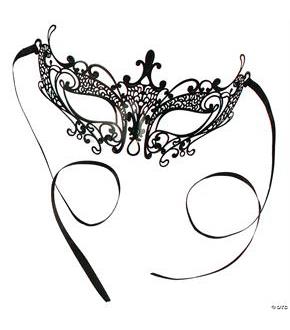 Elegant Laser Cut Mask - Small