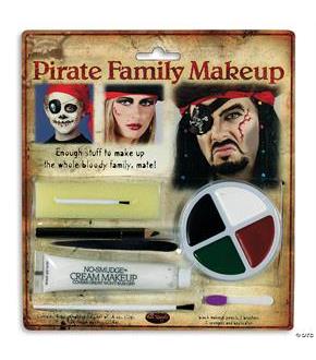 Pirate Family Makeup Accessory Kit