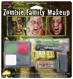 Zombie Family Makeup Accessory Kit