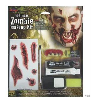 Zombie Deluxe Makeup Accessory Kit