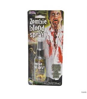 Blood Spray Zombie Makeup
